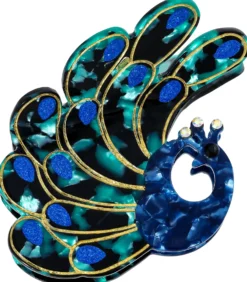 Bijou Brigitte Haarklammern>Haarklammer - Magnificent Green blau
