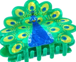 Bijou Brigitte Haarklammern>Haarklammer - Magnificent Plumage grün, blau