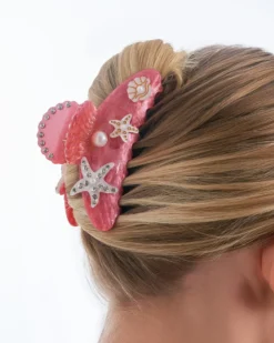 Bijou Brigitte Maritimer Schmuck|Haarklammern>Haarklammer - Maritime Red rot