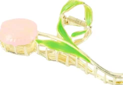 Bijou Brigitte Pastellschmuck|Haarklammern>Haarklammer - Metal Tulip rosa, grün