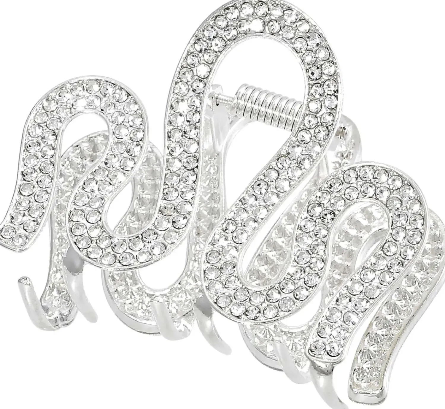 Bijou Brigitte Haarklammern>Haarklammer - Mini Waves silber
