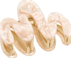 Bijou Brigitte Pastellschmuck|Haarklammern>Haarklammer - Nude Waves beige, rosa