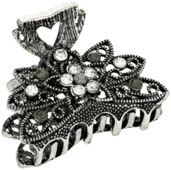 Bijou Brigitte Haarklammern>Haarklammer - Oriental Flora schwarz, silber