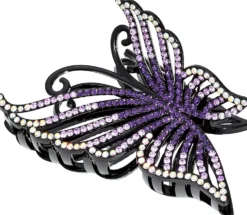 Bijou Brigitte Haarklammern>Haarklammer - Purple Spring schwarz, lila
