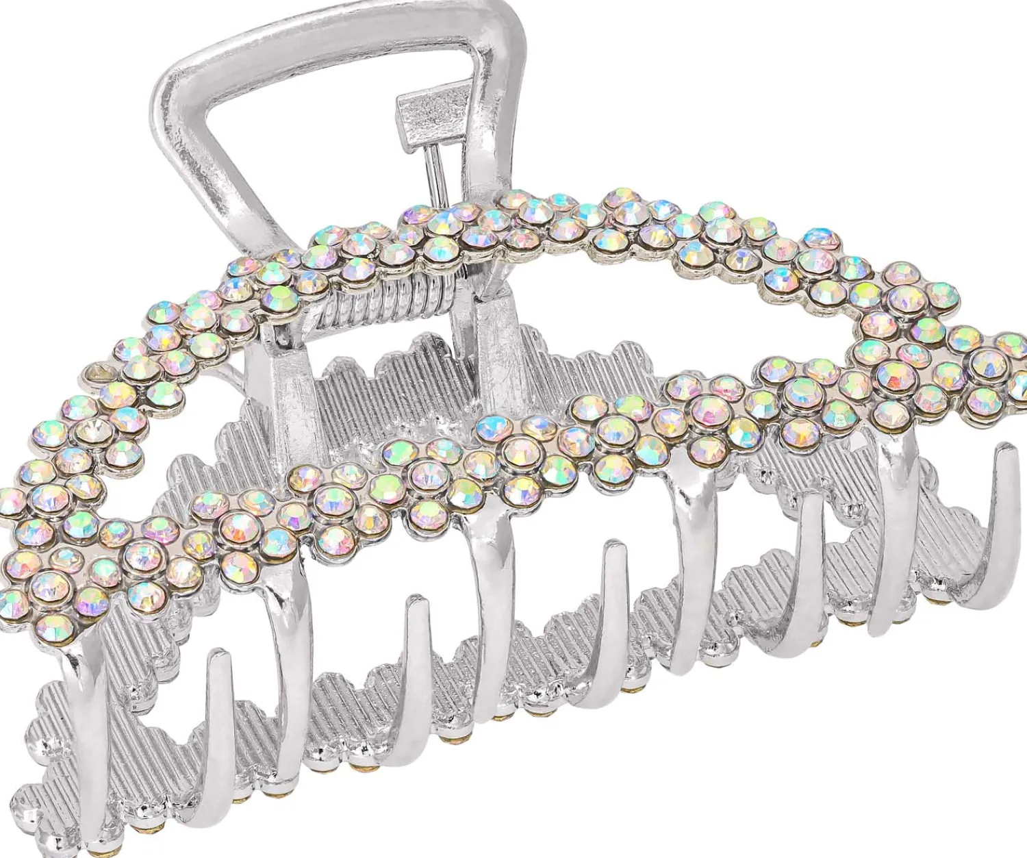 Bijou Brigitte Haarklammern>Haarklammer - Rainbow Shine silber