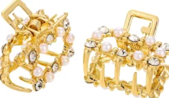 Bijou Brigitte Haarklammern|Hochzeitsgäste>Haarklammer-Set - Adorable Duo gold