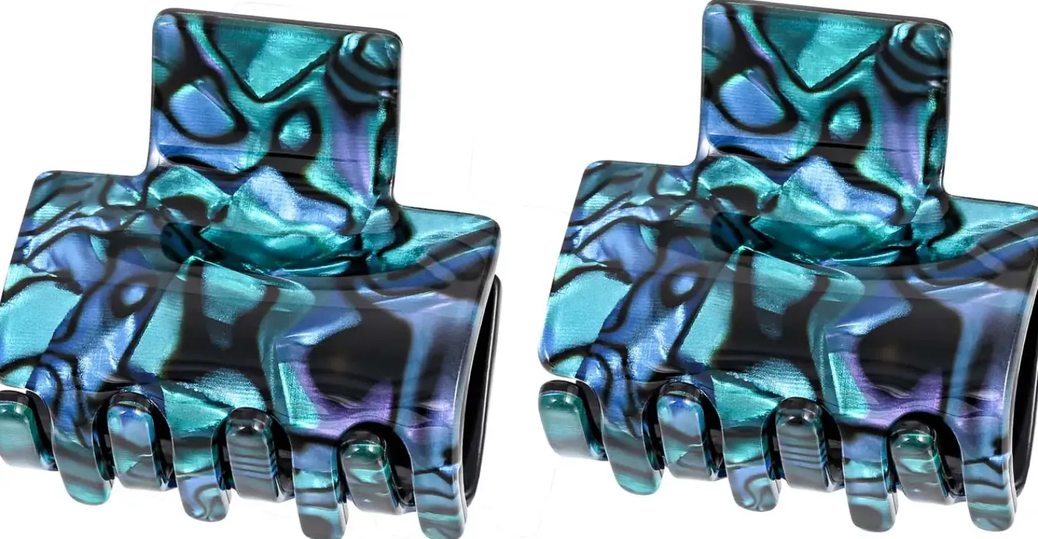 Bijou Brigitte Haarklammern>Haarklammer-Set - Blue Duo grün, blau