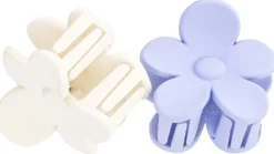 Bijou Brigitte Haarklammern>Haarklammer-Set - Cute Flower weiß, blau