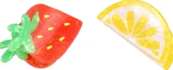 Bijou Brigitte Haarklammern>Haarklammer-Set - Delicious Fruit rot, gelb