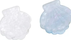 Bijou Brigitte Muschelschmuck|Kinderschmuck>Haarklammer-Set - Glittery Shells weiß, blau