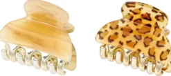Bijou Brigitte Haarklammern|Leo-Schmuck>Haarklammer-Set - Golden Leo braun, gold