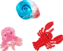 Bijou Brigitte Kinderschmuck|Haarklammern>Haarklammer-Set - Ocean Cuties mehrfarbig