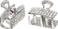 Bijou Brigitte Haarklammern|Hochzeitsgäste>Haarklammer-Set - Silver Minis silber