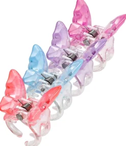 Bijou Brigitte Pastellschmuck|Haarklammern>Haarklammer-Set - Tiny Butterfly mehrfarbig