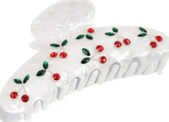 Bijou Brigitte Haarklammern>Haarklammer - Small Cherries weiß
