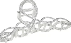 Bijou Brigitte Haarklammern>Haarklammer - Sparkling Loops silber