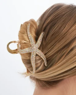 Bijou Brigitte Haarklammern|Maritimer Schmuck>Haarklammer - Sparkling Ocean gold