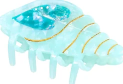 Bijou Brigitte Haarklammern|Muschelschmuck>Haarklammer - Turquoise Shell türkis