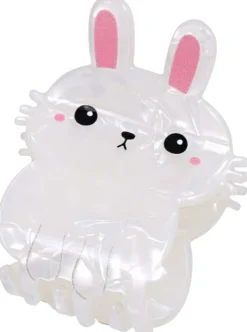 Bijou Brigitte Kinderschmuck|Haarklammern>Haarklammer - White Bunny weiß