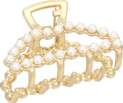 Bijou Brigitte Haarklammern>Haarklammer - Wonderful Chic gold, weiß