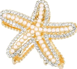 Bijou Brigitte Haarklammern|Maritimer Schmuck>Haarklammer - Wonderful Star gold