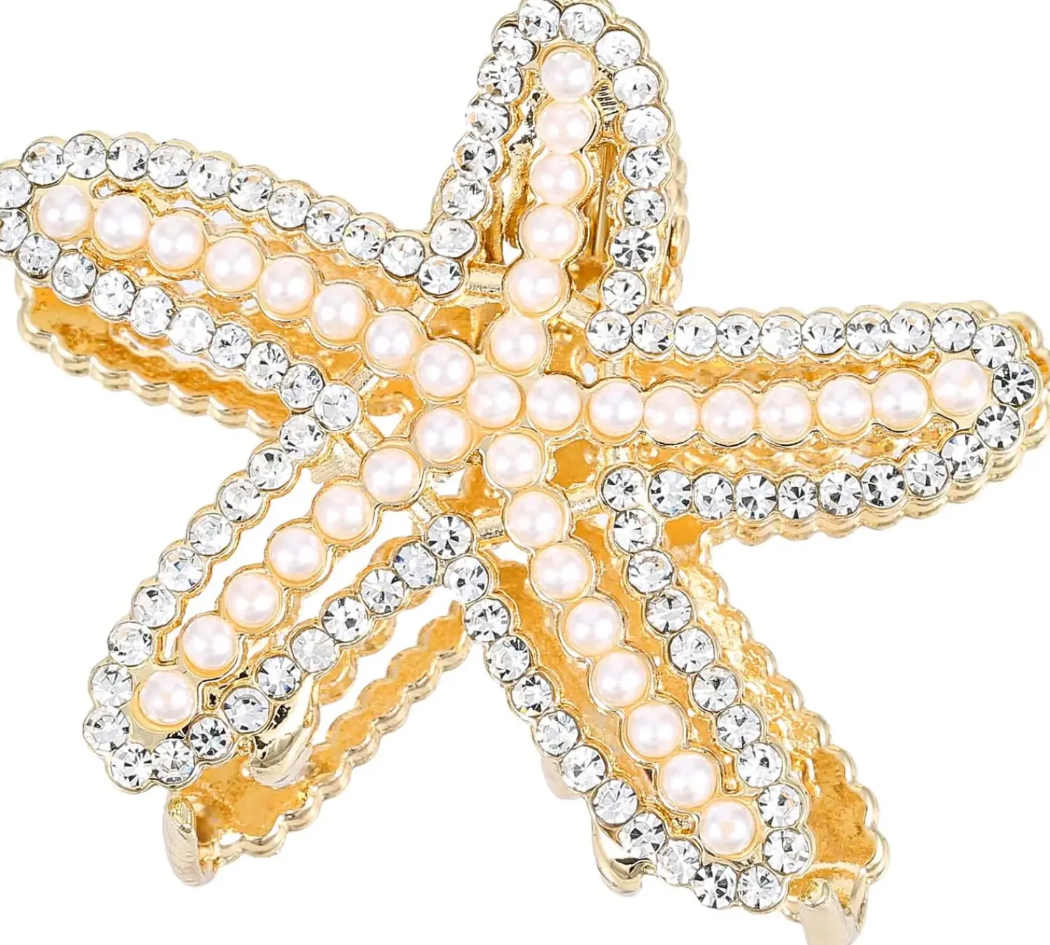 Bijou Brigitte Haarklammern|Maritimer Schmuck>Haarklammer - Wonderful Star gold