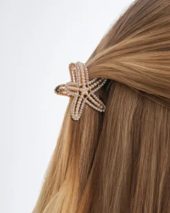 Bijou Brigitte Haarklammern|Maritimer Schmuck>Haarklammer - Wonderful Star gold