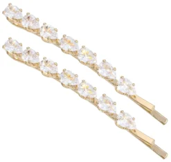Bijou Brigitte Brauthaarschmuck|Brauthaarschmuck>Haarnadel-Set - Gleaming Spark gold