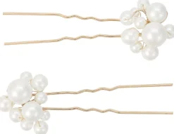 Bijou Brigitte Brauthaarschmuck|Brauthaarschmuck>Haarnadel-Set - en Pearl gold