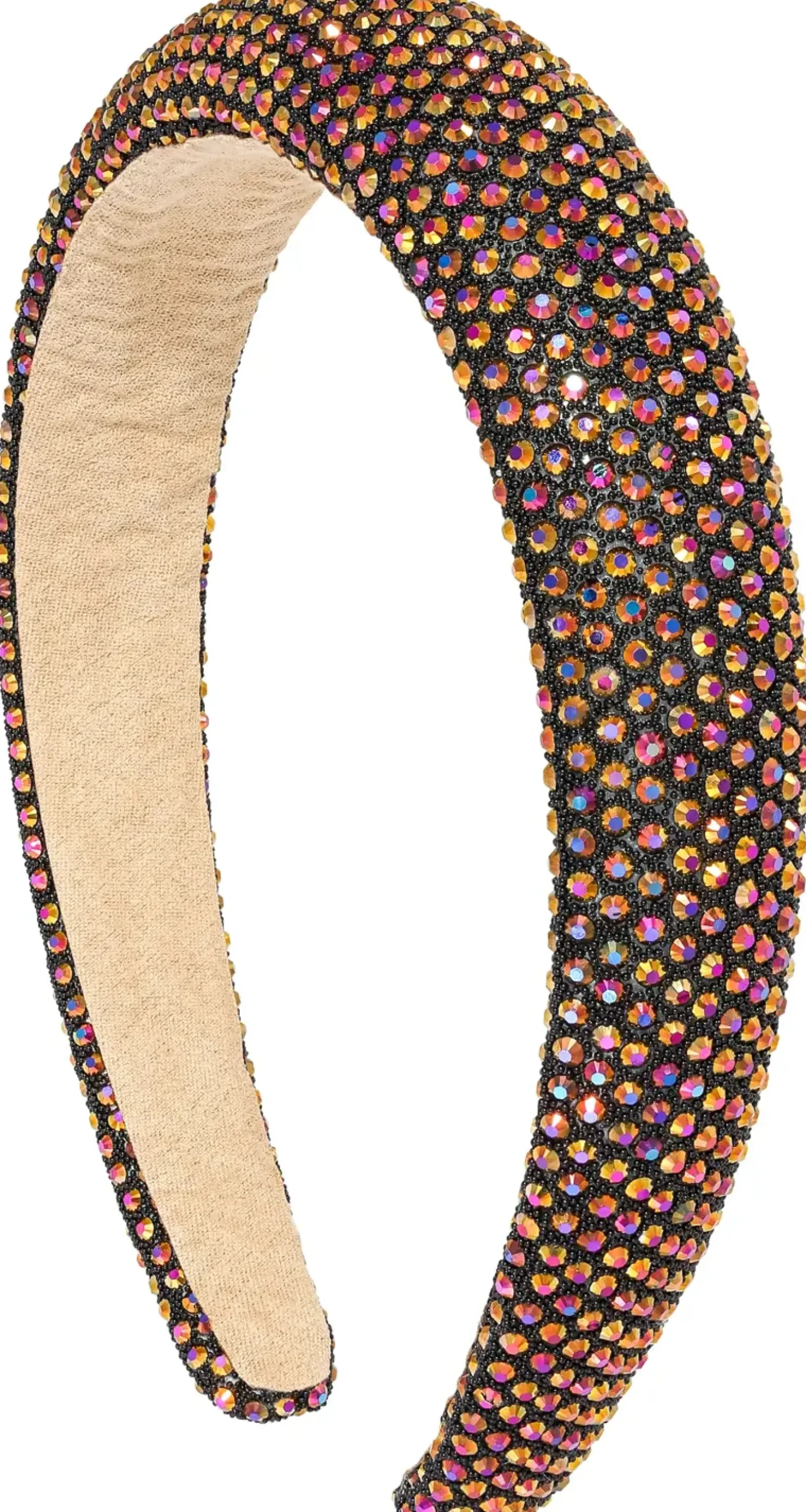Bijou Brigitte Haarreifen>Haarreif - Beaded Glow schwarz, mehrfarbig