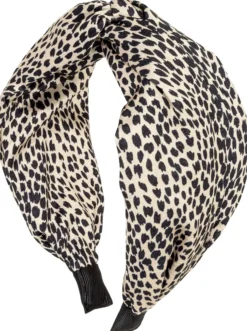 Bijou Brigitte Haarreifen>Haarreif - Black Dots beige, schwarz