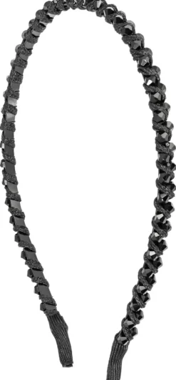 Bijou Brigitte Haarreifen>Haarreif - Black Glamour schwarz