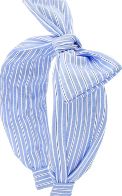 Bijou Brigitte Haarreifen>Haarreif - Blue Stripes weiß, blau