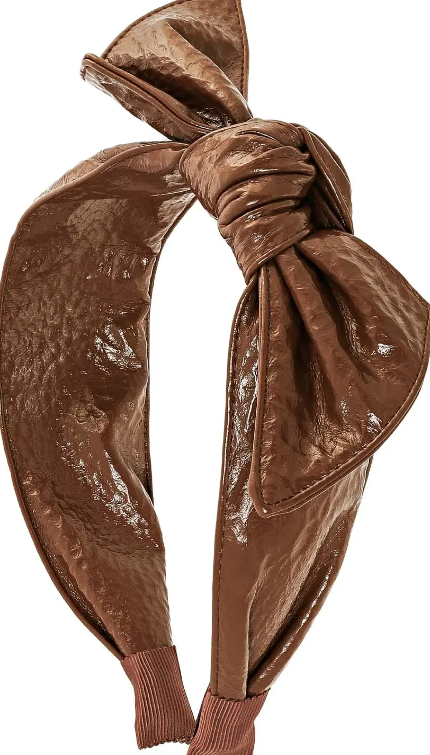Bijou Brigitte Haarschleifen|Haarreifen>Haarreif - Brown Leather braun