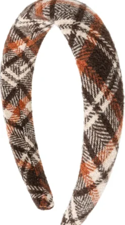 Bijou Brigitte Haarreifen>Haarreif - Checkered Brown beige, braun