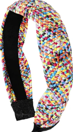 Bijou Brigitte Haarreifen>Haarreif - Colorful Straw mehrfarbig