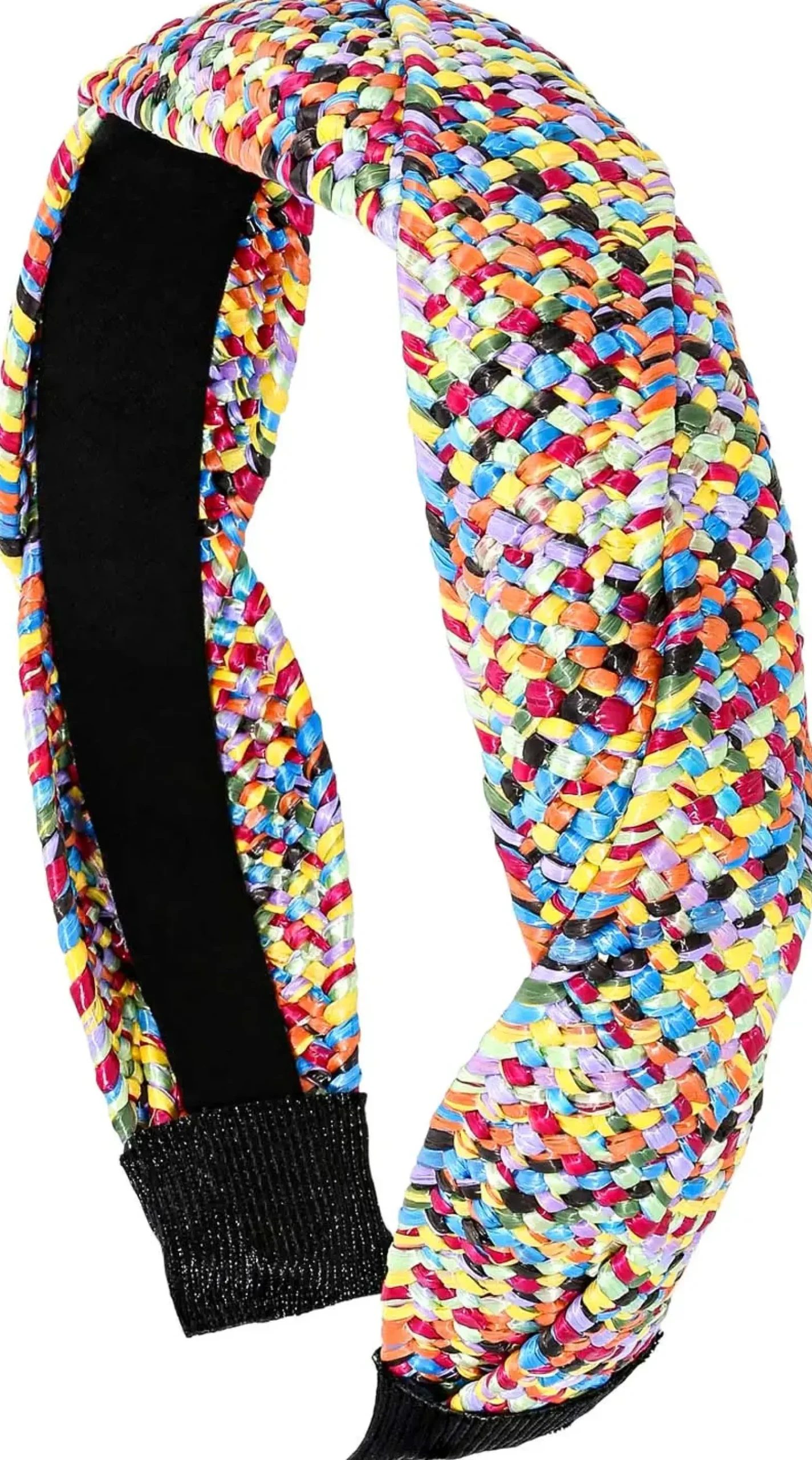 Bijou Brigitte Haarreifen>Haarreif - Colorful Straw mehrfarbig