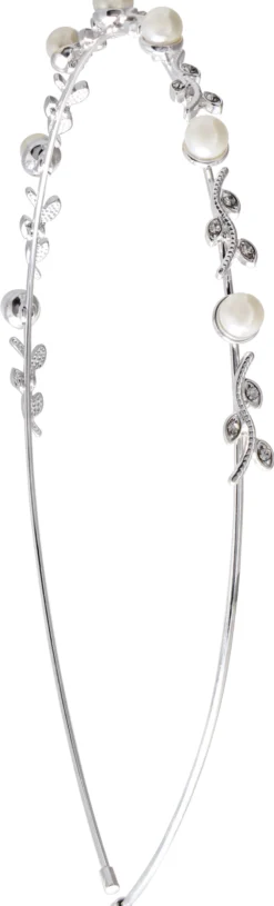Bijou Brigitte Brauthaarschmuck|Brauthaarschmuck>Haarreifen - Perle/Strass silber