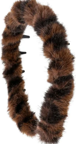 Bijou Brigitte Haarreifen>Haarreif - Furry Leo braun