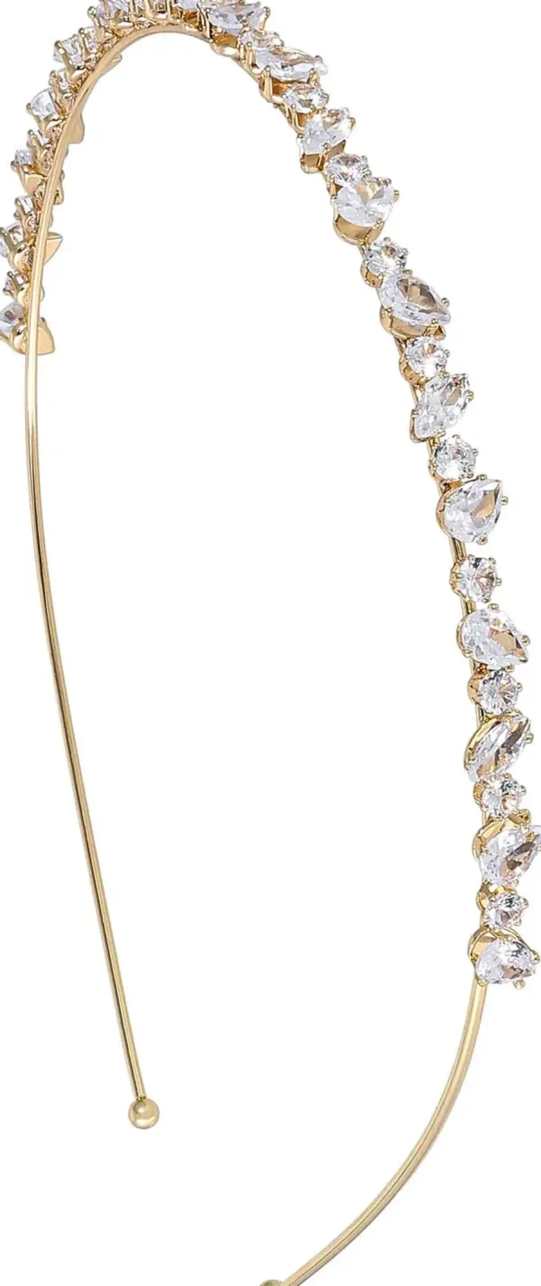 Bijou Brigitte Brauthaarschmuck|Brauthaarschmuck>Haarreif - en Sparkle gold