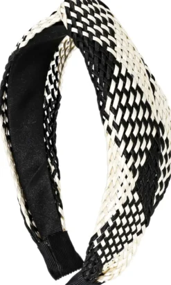 Bijou Brigitte Haarreifen>Haarreif - Harmony Knot schwarz, weiß