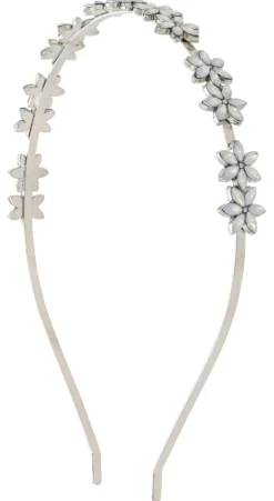 Bijou Brigitte Brauthaarschmuck|Brauthaarschmuck>Haarreif - Ice Flowers silber