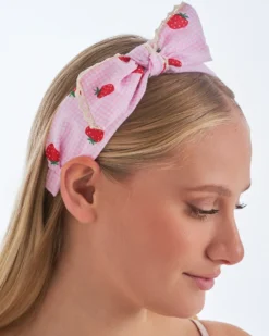 Bijou Brigitte Haarschleifen|Haarreifen>Haarreif - Red Strawberrys rosa, pink