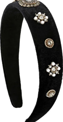 Bijou Brigitte Haarreifen>Haarreif - Royal Black schwarz