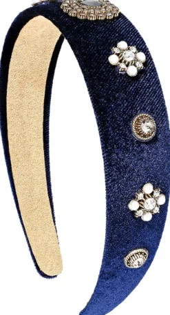 Bijou Brigitte Haarreifen>Haarreif - Royal Blue blau