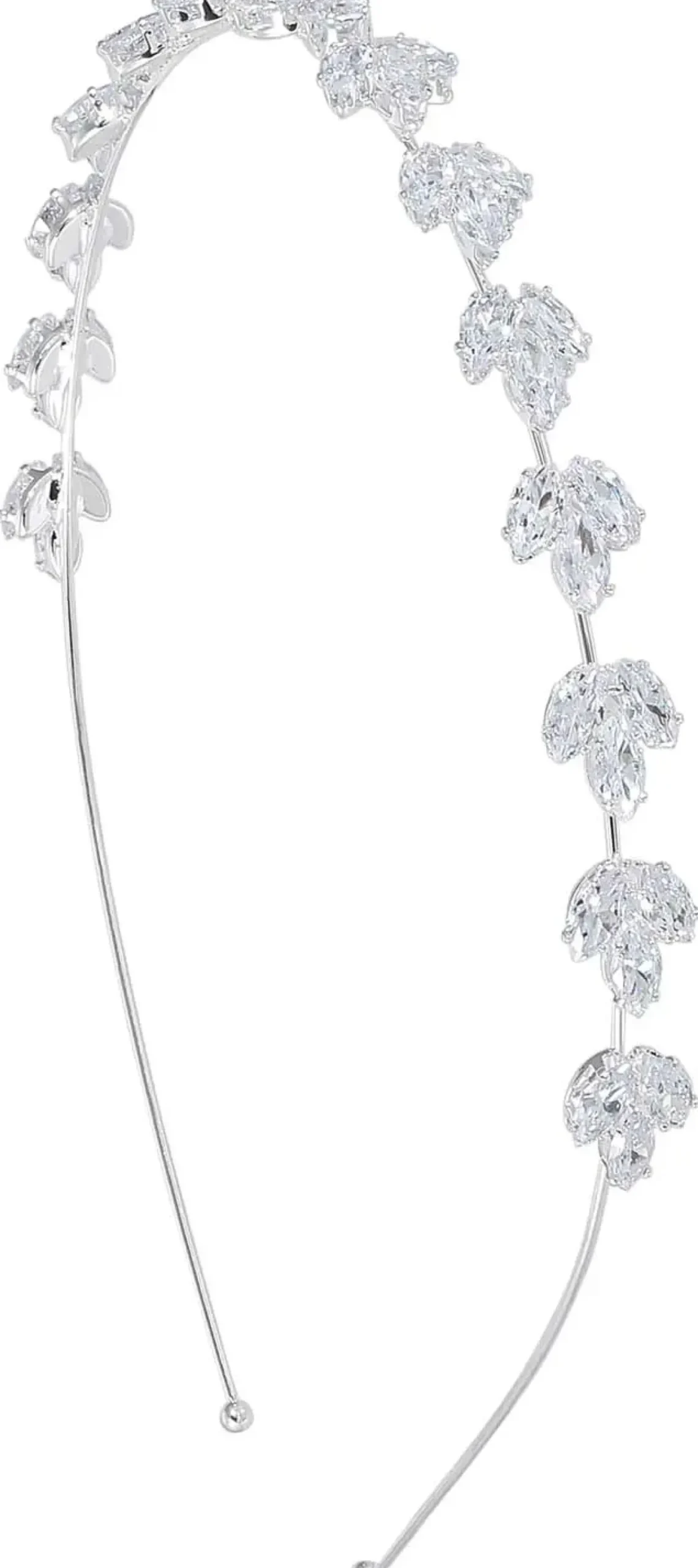 Bijou Brigitte Brauthaarschmuck|Brauthaarschmuck>Haarreif - Silver Leaves silber