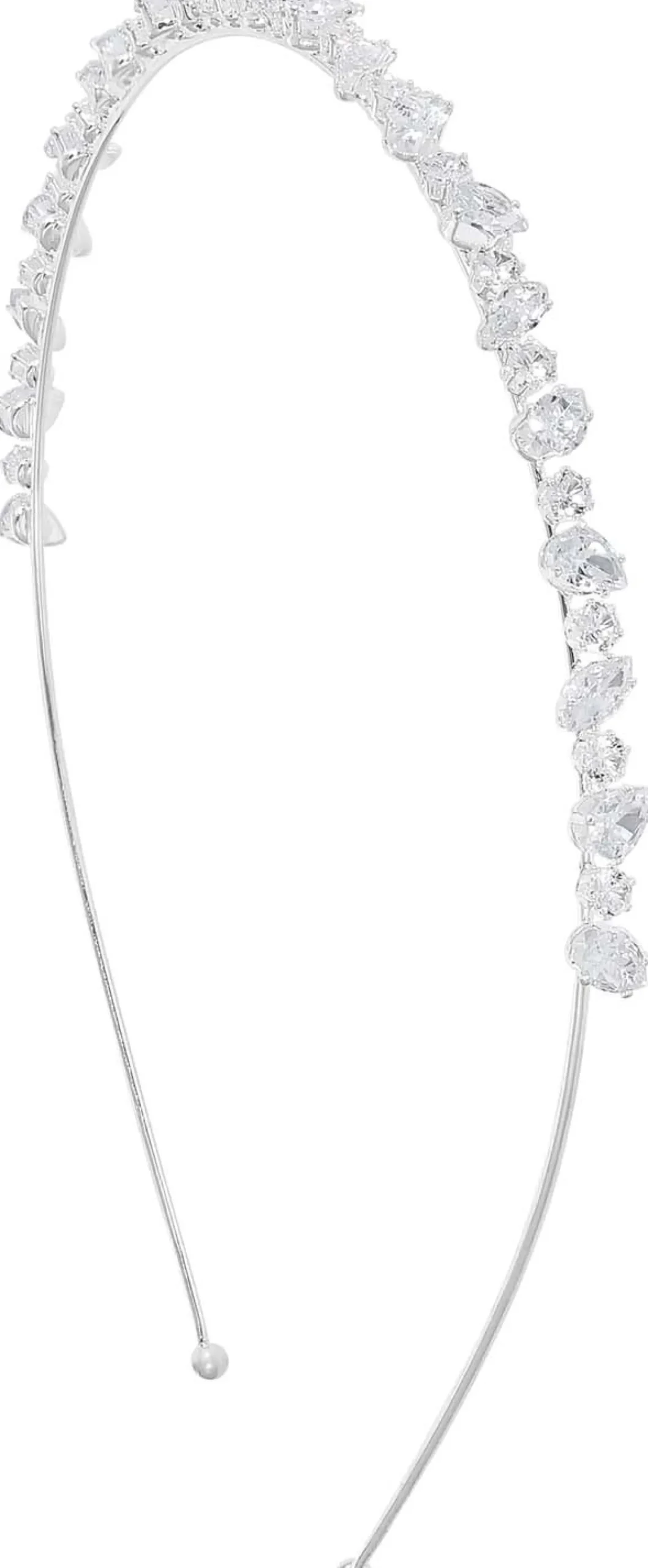 Bijou Brigitte Brauthaarschmuck|Brauthaarschmuck>Haarreif - Silver Sparkle silber