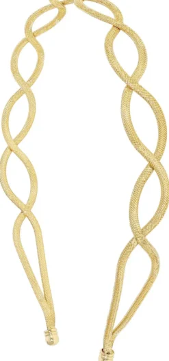 Bijou Brigitte Hochzeitsgäste|Haarreifen>Haarreif - Twisted Mesh gold