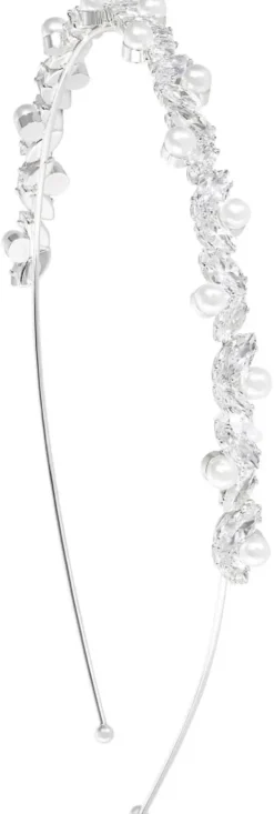 Bijou Brigitte Brauthaarschmuck|Brauthaarschmuck>Haarreif - Zirconia Navette silber