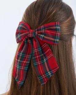 Bijou Brigitte Haarspangen|Haarschleifen>Haarspange - Checkered Red rot